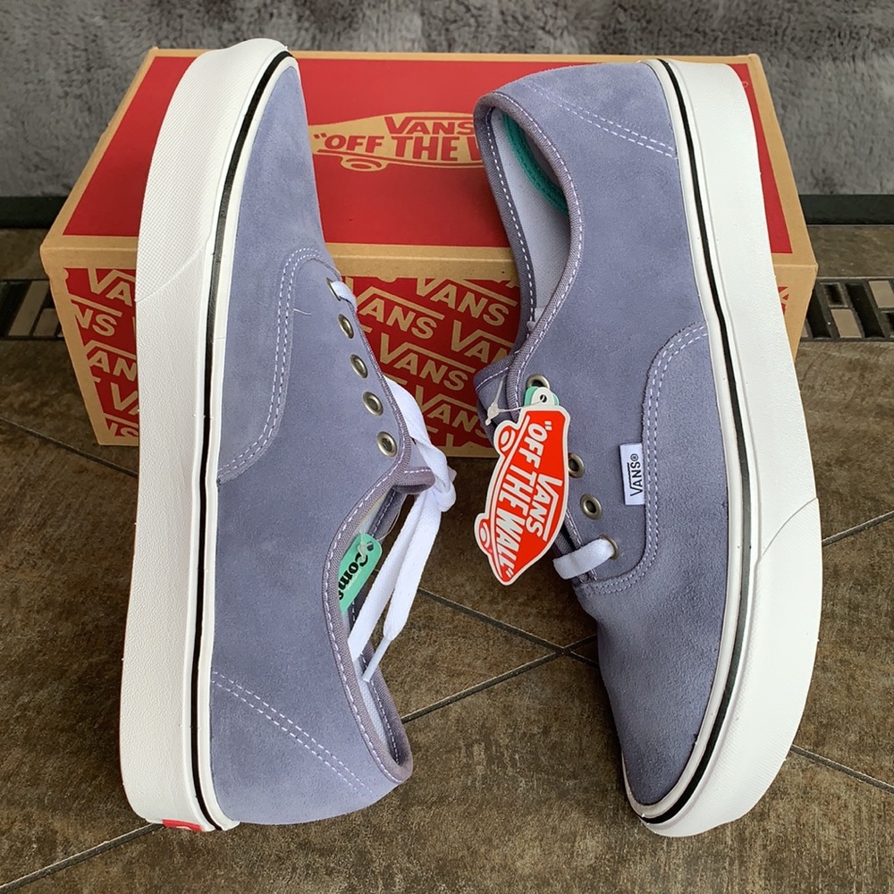VANS COMFYCUSH AUTHENTIC SUEDE GRANITE BLUE MENS - Picture 10 of 15